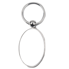 Porte clé oval